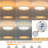 5-Cct Hand-Woven Rattan Drum Flush Mount Ceiling Light-306192607