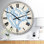Blue Coral 2 - Grande horloge murale nautique et côtière