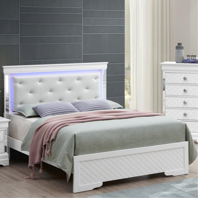 Lit double Chic Silver Champagne
