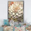 Beige succulent «Soft Bloom IV», art mural sur toile-97193372-97193380