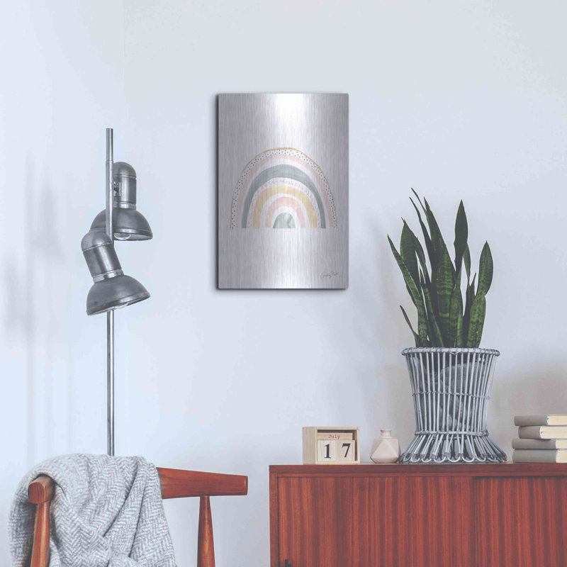 Art mural Boho, arc-en-ciel par Courtney Prahl, H 24 po x l 16 po