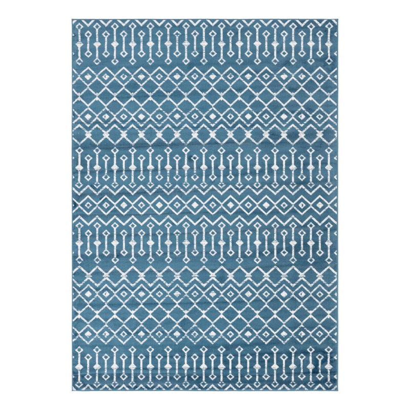 Balanger Geometric Indoor Rug, Rectangle 7'1" x 10'
