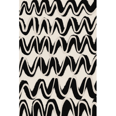 Beige Waves Pattern