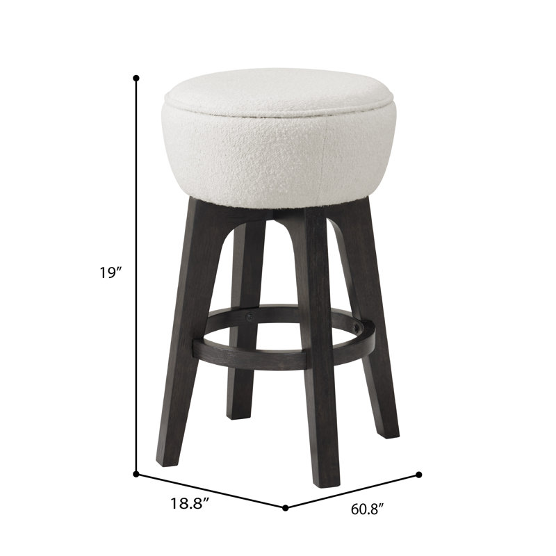 Bar Table Set With Stools, 7 Pieces: Table, 6 Chairs