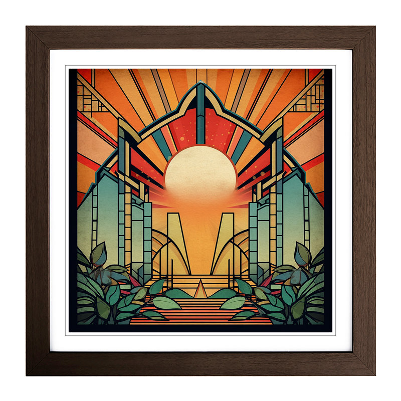 Sunrise No.3 - Framed Print, Walnut