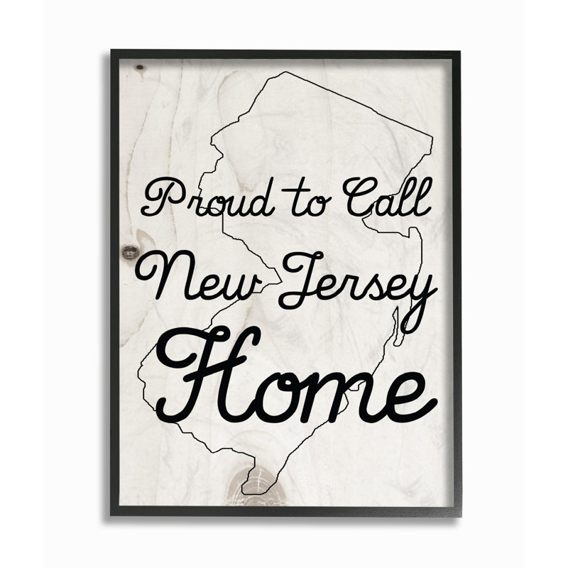 « wood texture fiers to call new jersey home », impression, H 20 po x l 16 po x P 1,5 po, Giclée encadrée noir minuit