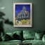 «The Church at Auvers», reproduction d'art sur toile simple-88101659