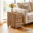 23.62" W Solid Wood 3-Drawer End Table, Rustic Narrow  Side Table With Storage  For Living Room