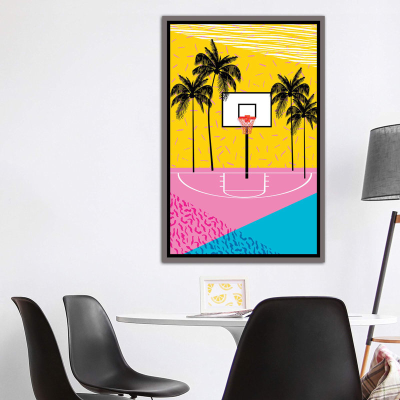 Dope - reproduction d'art, Pas de tapis, H 60 po x l 40po x P 1,5 po, Toile encadrée de bois rustique foncé