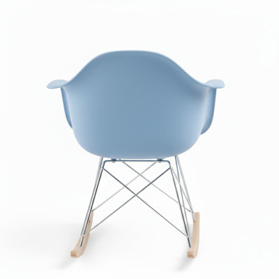 Chaise berçante en plastique Matias