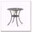 3PC CAST BISTRO SET W ICE BUCKET