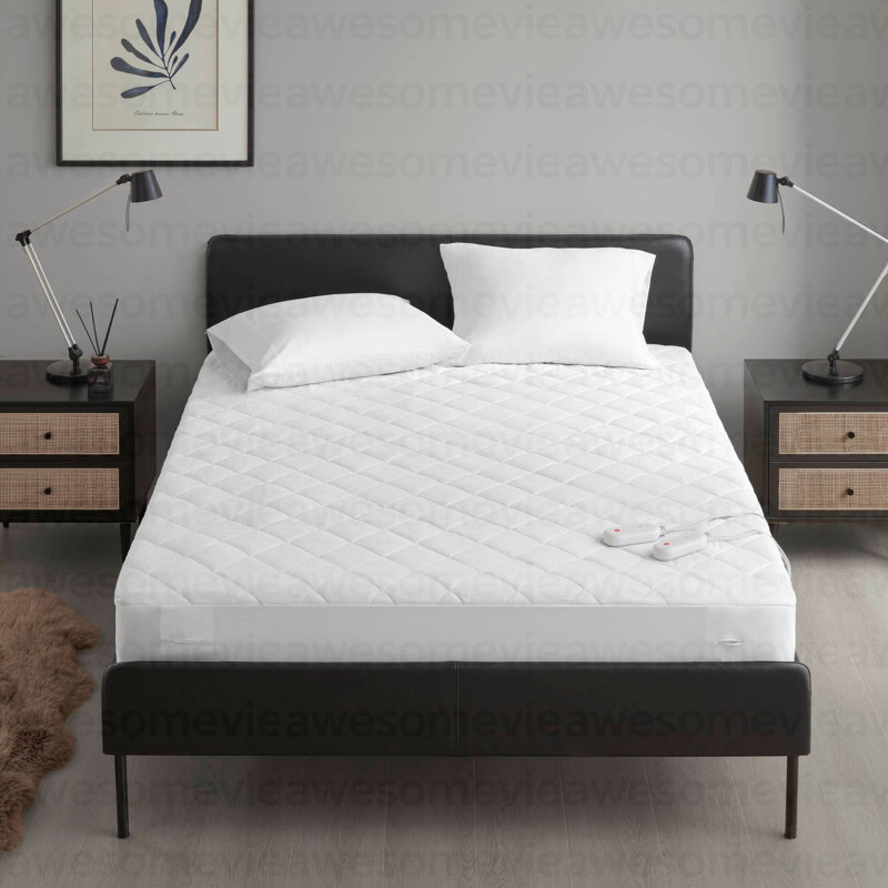 1 couvre-matelas très grand chauffant blanc, Très grand