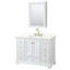 Ensemble de meuble-lavabo simple autoportant 48 po avec plateau en quartz Deborah-98117576-98117577-98117578