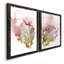 Floraison rose I, toile encadrée de qualité supérieure - prête à être accrochée-1851113652-1851113651