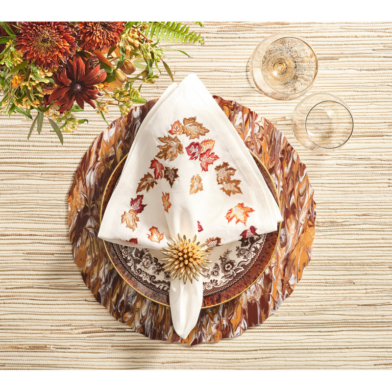 Enamor Stellar Napkin Ring, Gold