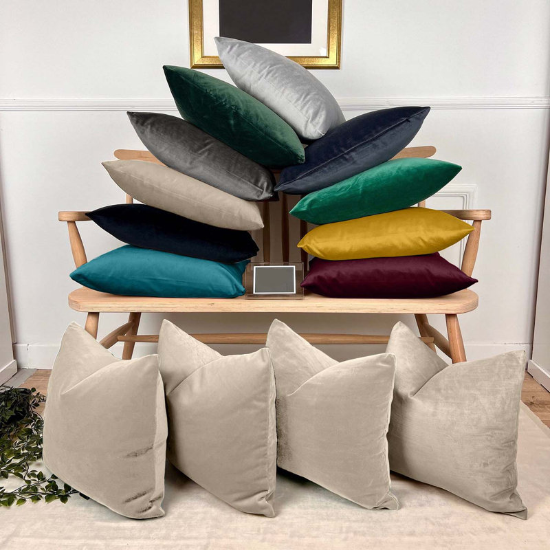 Aldino Square Cushion, Beige