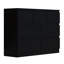 Carlton 7 Drawer Merchant Chest Of Drawers: 4 + 3 Configuration. Matt Finish. Scratch Resistant. Modern No Handle Design.-360387595