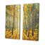 «Path to the Birch Forest», ensemble de 2 peintures sur toiles-779401963-779401962