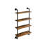 127cm H x 61.5cm W Metal Bookcase