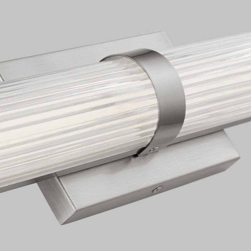 Dimmable LED Vanity Light, Brushed Nickel, 36"H x 4.8"W x 2.8"D, 36 W