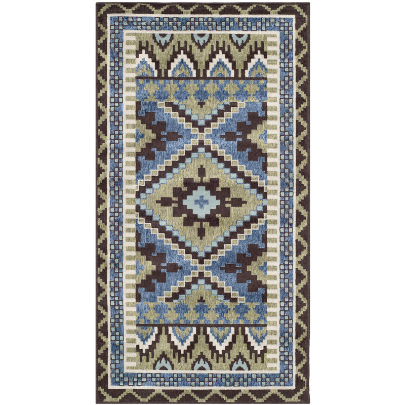 Northpoint Performance Southwestern Indoor/Outdoor Area Rug, Rectangle 2' x 3'7"