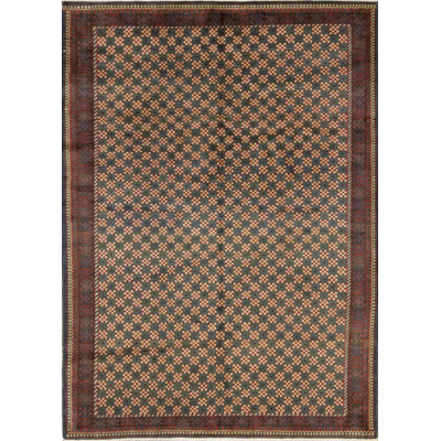 Tapis brun de haute qualité noué à la main
