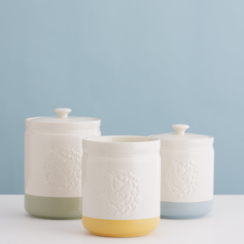 Mason Cash Vorratsdose „Home To Roost“ – 1 Liter, Steingut, Mit Hühner-Motiv, Luftdicht