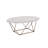 Rowyn - 3 Piece Table Set, Faux Marble Paper Top - White