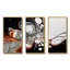 Encre liquide grise et noire Fusion IV - Minimalisme, art mural-670823553-670823565