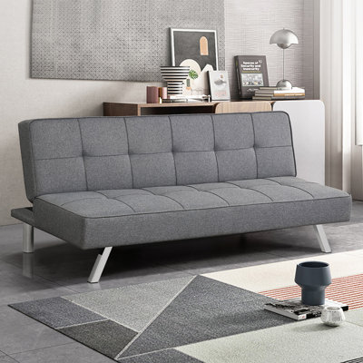 Single 69.5'' Upholstered Convertible Sofa