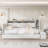 Twin Size Upholstered Daybed with Trundle, Storage, LED Light & USB Charging,Beige-1869391447-1869391450