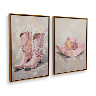 Cowboy Essentials in Pink Set of 2