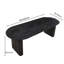 Table de bureau extensible avec finition noire et pieds en métal stables, idéal pour la salle à manger, attention à la qualité, facile à assembler