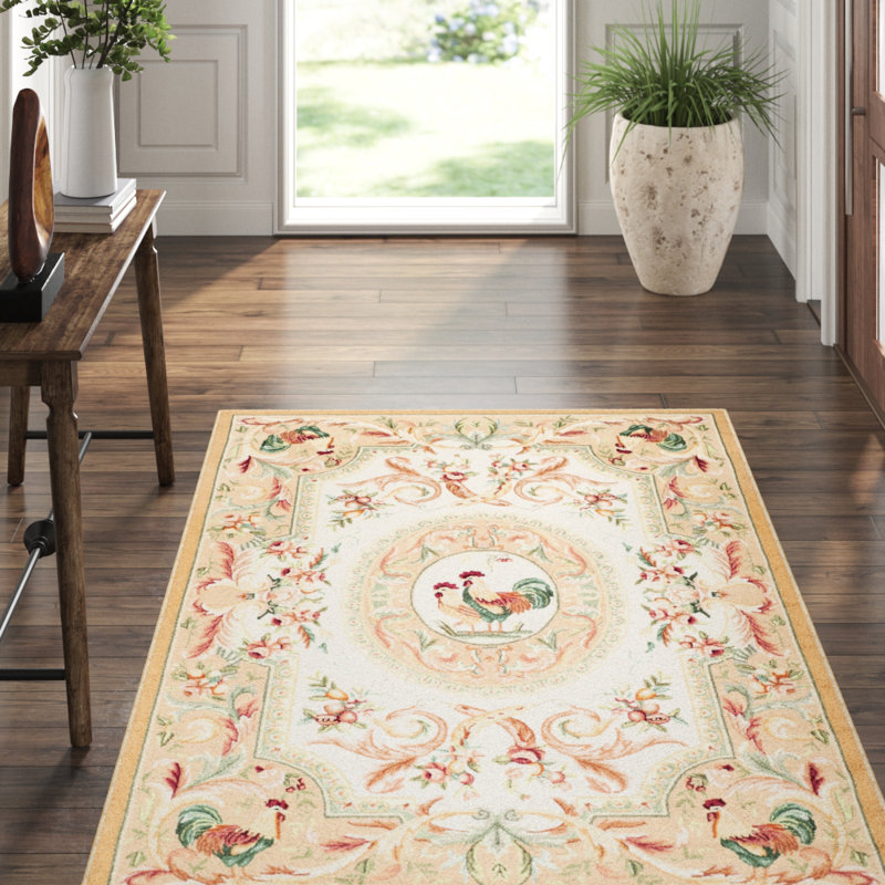 Chelsea Hand Hooked Wool Pile Rug, Rectangle 3'9" x 5'9"
