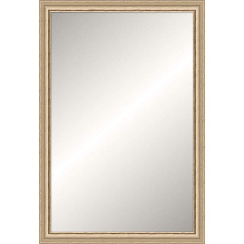 Chamblee Solid Wood Framed Wall Mirror, 37.5" x 25.5", Rectangle