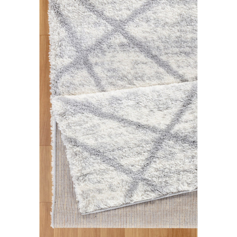 7 pi 10 po X 9 po, tapis à poils longs gris, teint de 1,15 po, pour une maison confortable qui améliore le design intérieur