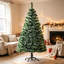 5FT Artificial Christmas Tree with Metal Stand for Indoor Holiday Decoration Xmas Gift Realistic Branch Tips Easy Assembly