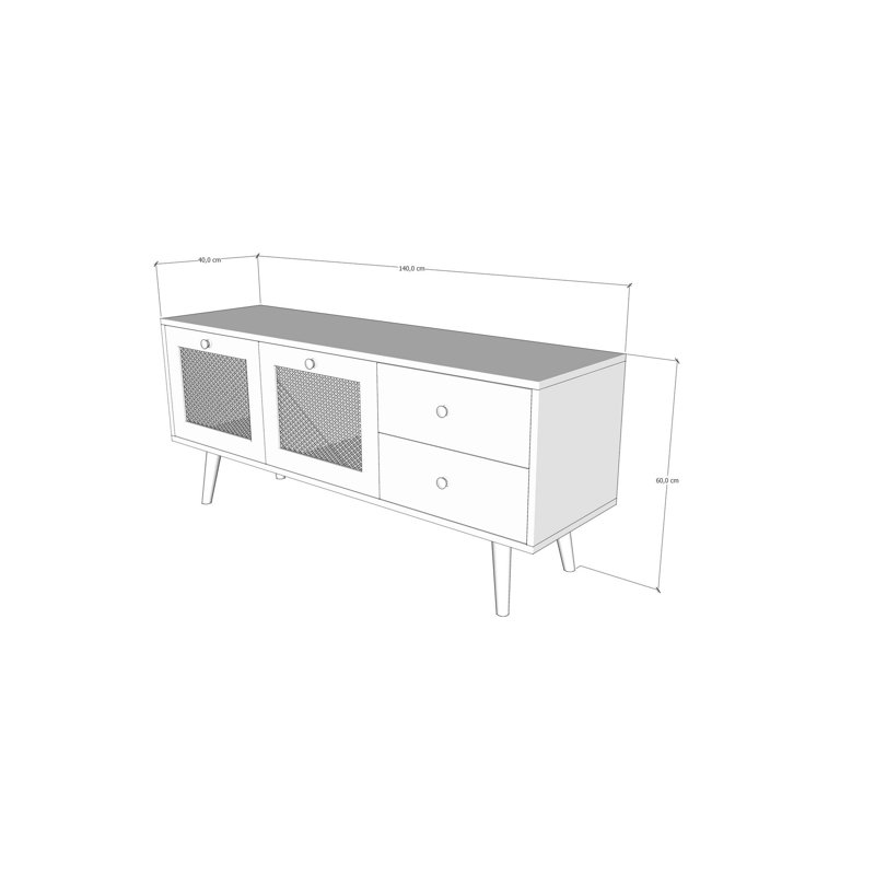 Shamong Unfinished TV Stand