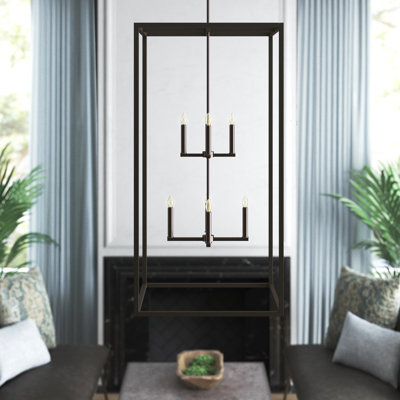Moffet Street Extra Large Eight Light Hall / Foyer from Generation Lighting 