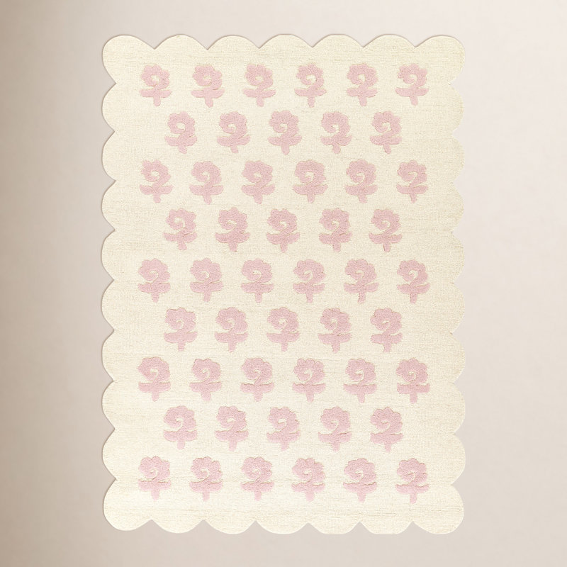 Tapis rose en laine touffeté à la main Momeni Lily 2 pi x 3 pi, Rectangulaire 2 pi x 3 pi