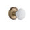 Grandeur Georgetown Rosette Privacy with Hyde Park Door Knob