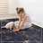 Area Rug For Bedroom, Washable Rug, Low-Pile, Non-Slip, Non-Shedding, Foldable, Kid&Pet Friendly - Area Rugs For Living Room, Bedroom, Kitchen, Dining Room, Wedding Gift, (Black+Gold)-1580188342