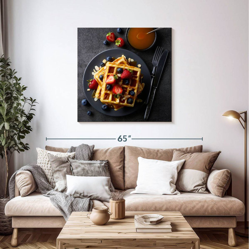 Gaufres Yarlin pour le petit déjeuner, H 39 po x l 39 po