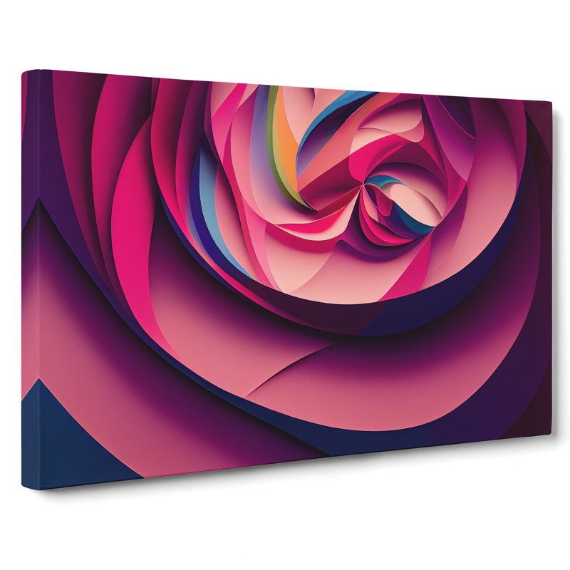 XXX-H1022-WF-8268X Staggering Abstract Fractals - Wrapped Canvas Print, 35cm H x 50cm W x 3cm D