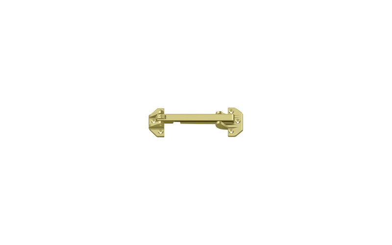 Latch/Catch/Bolt, Polished Brass