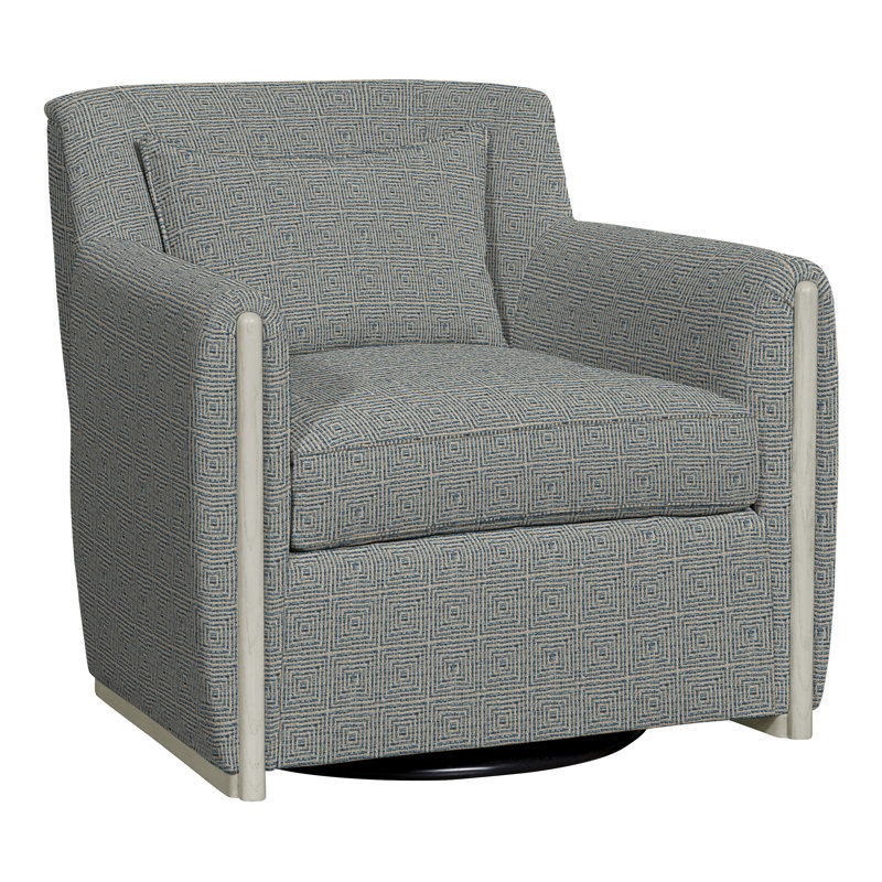 Thom Filicia Home Swivel Armchair, Bennett Carolina 100% Polyester, Wrenn
