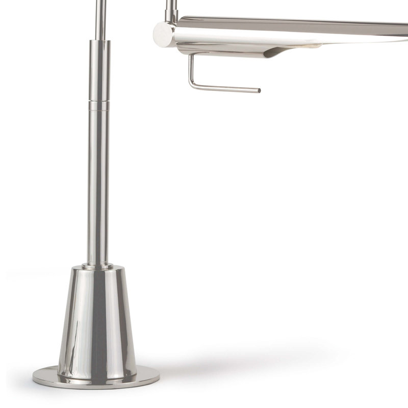 Raven Task Lamp, Polished Nickel