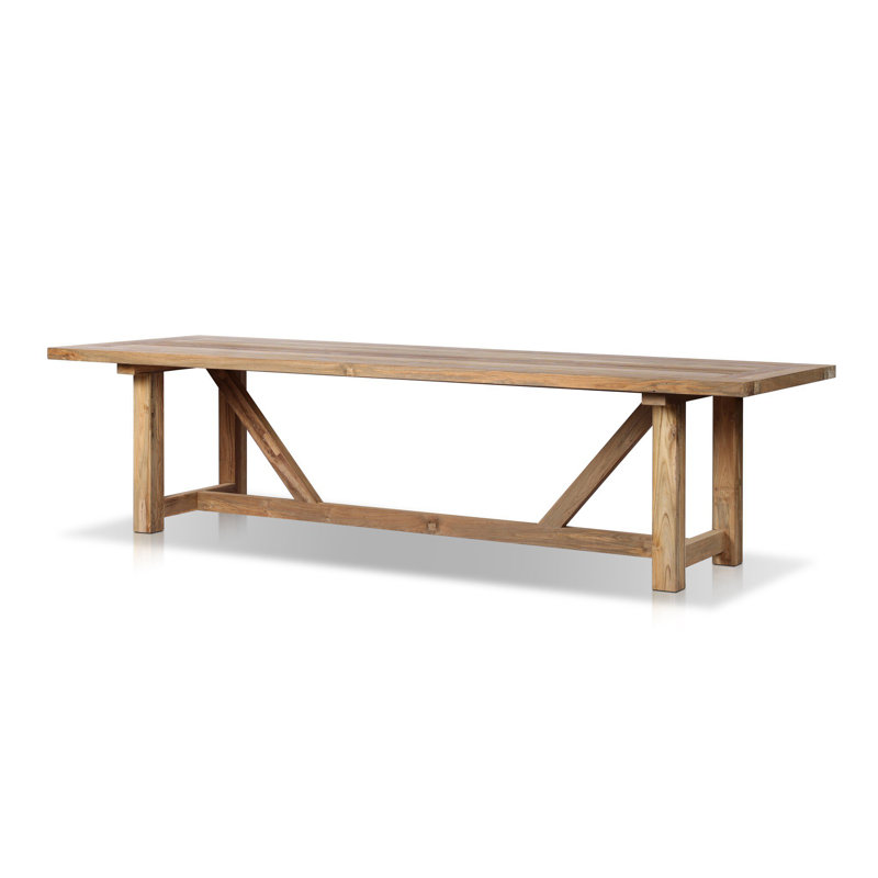 Table de salle à manger Berks, Naturel récupéré