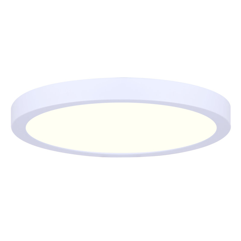 LED Disk 7" Acrylic LED Flush Mount, 0.69" H x 7" W x 7" D