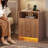Nightstand With Charging Station And LED Lights-69794662